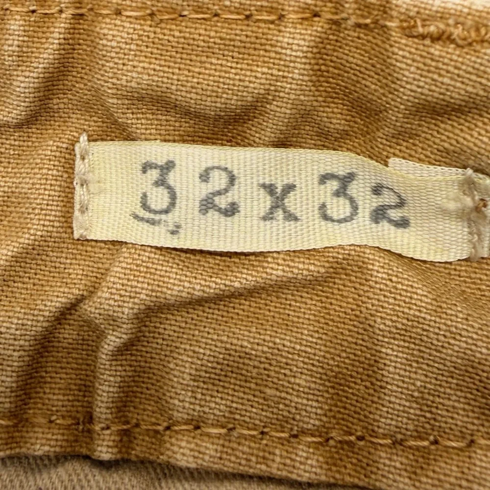 Denim & Supply Ralph Lauren Cargo Pants 32x32 Tan Vintage Distressed Workwear - Picture 4 of 9